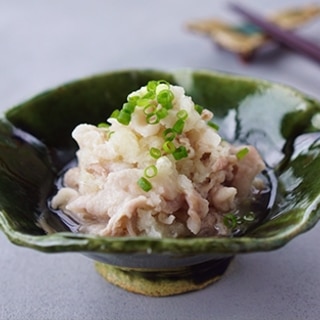 観音池ポークのしゃぶしゃぶみぞれ煮